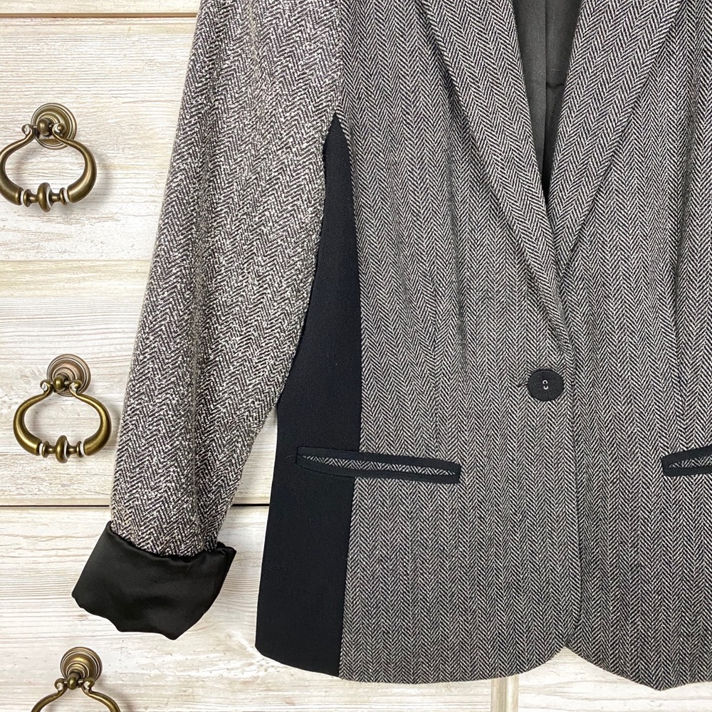 Daniel Rainn wool blend single button blazer - Picture 2 of 5